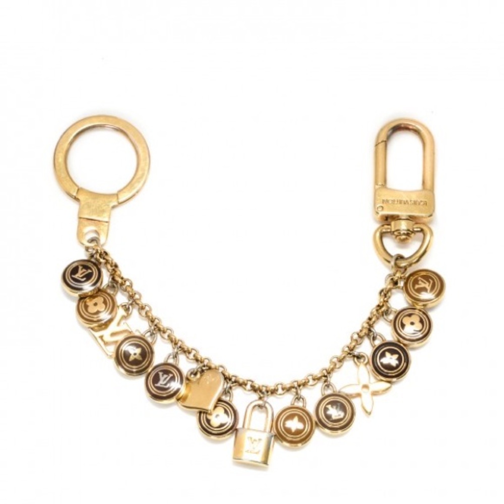 Louis Vuitton Pastilles Key Chain Bag Charm Brown
